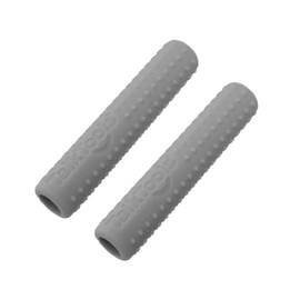 Talktools Chewzies Chewable Medical Grade Platinum Silicone 3 Colors, 3 Textures (Ruffled, Gray)