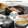 3 Pcs Silicone Spill Stopper Lids, 3 Sizes Splatter Covers,