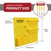 HiLKCO Lockout Tagout Station,Lock Out Tag Out Kits Electrical Industrial