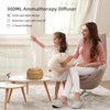 SPLITSKY 300ML Essential Oil Diffuser with Remote and 4 Timer