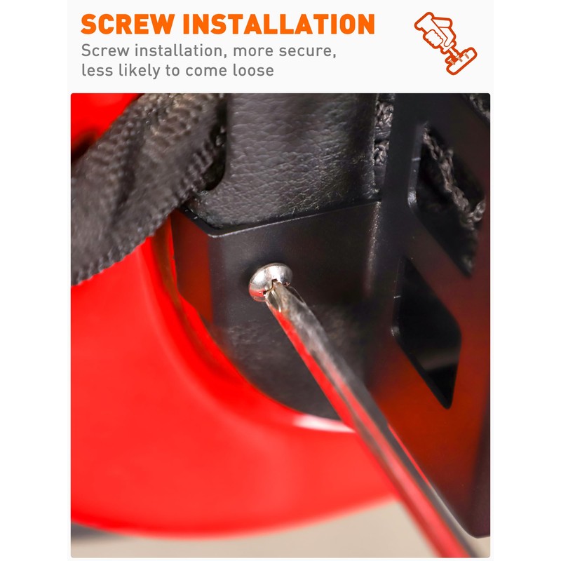 Savadicar Metal Front Door Pockets Compatible with 2011-2018 Jeep Wrangler