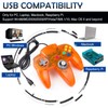 2 Pack USB Wired N64 Controller, miadore Classic N64 PC