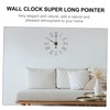 Jojofuny 4pcs Extra Long Silent Clock Movement Hands Replacement Kit