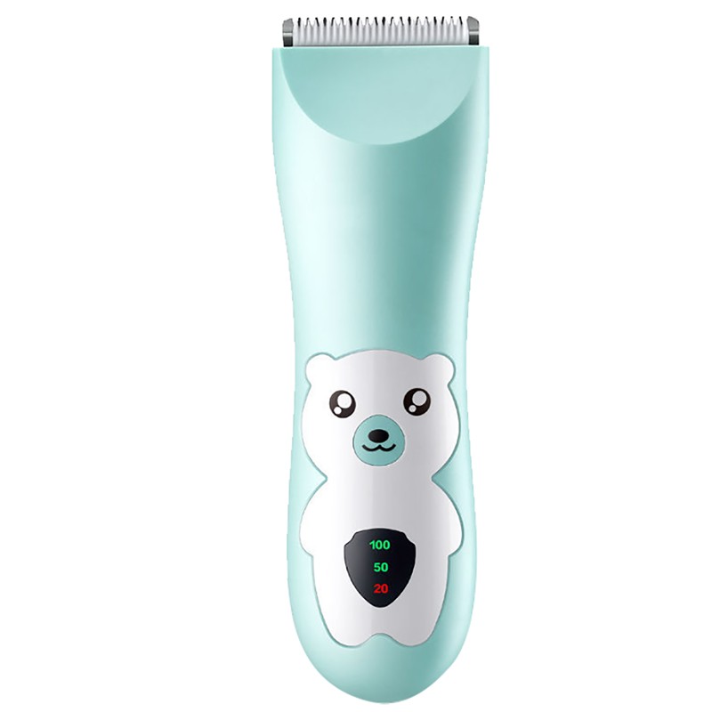 Ultra Quiet Baby Hair Clipper Precise Trimming Cordless Rechargeable Cartoon