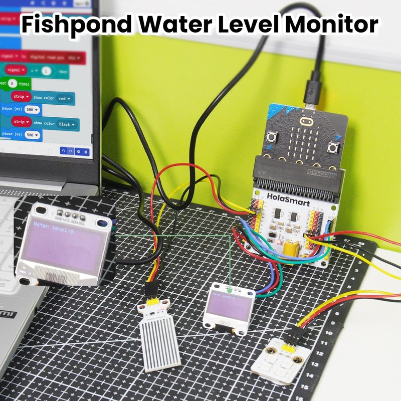 HolaSmart Micro:bit Smart Farm Learning Kit with 16 Progressive STEM