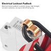 Lockout Tagout Lock, Aluminium Alloy Microelectric Lockout Padlock, Lockout Tagout