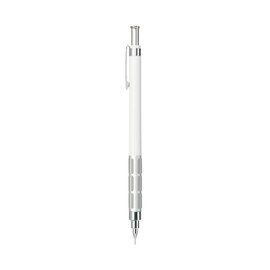 MUJI NBD51A3A Lightweight Low Center of Gravity Mechanical Pencil, White, 0.01 inches (0.3 mm)