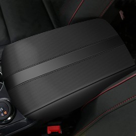 AOMSAZTO Carbon Fiber Armrest for 2011-2019 Ford Explorer Black