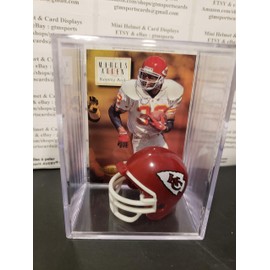 Marcus Allen Kansas City Chiefs Mini Helmet Card Display Collectible Case Auto Shadowbox Autograph