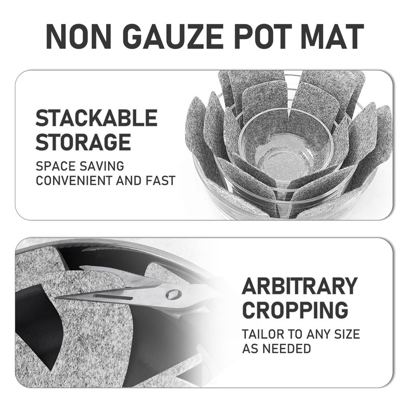 YSOOUA Pan Protector, Pan Protector, Pack of 12, Pot Protector,