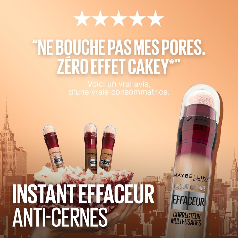 Maybelline New York Augen-Make-Up Entferner, sanfte und erfrischende Reinigung, beruhigende