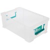 StoreStack 10 Litre Storage Box W400xD255xH150mm Clear RB90123