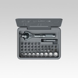 WODHMIEY Ratchet Screwdriver Set – 38-in-1 Magnetic Precision Repair Tool Kit with 180° Pivoting Head & Extended Shaft, Mini Portable Multi-Function Driver Kit for Home DIY Electronics & Quick Repairs