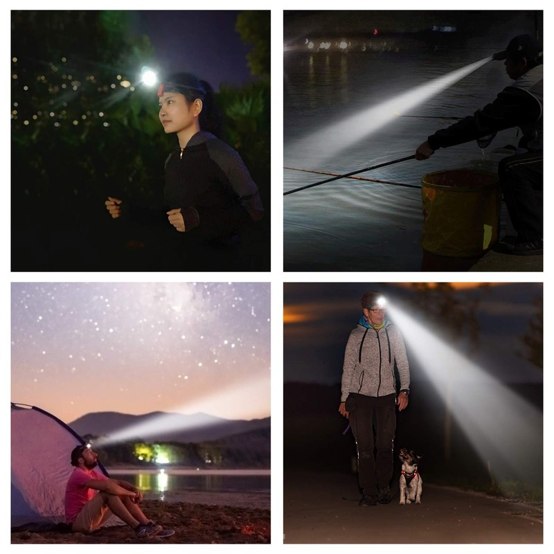 klarus HC3 LED Clip On Cap Light, White and Red