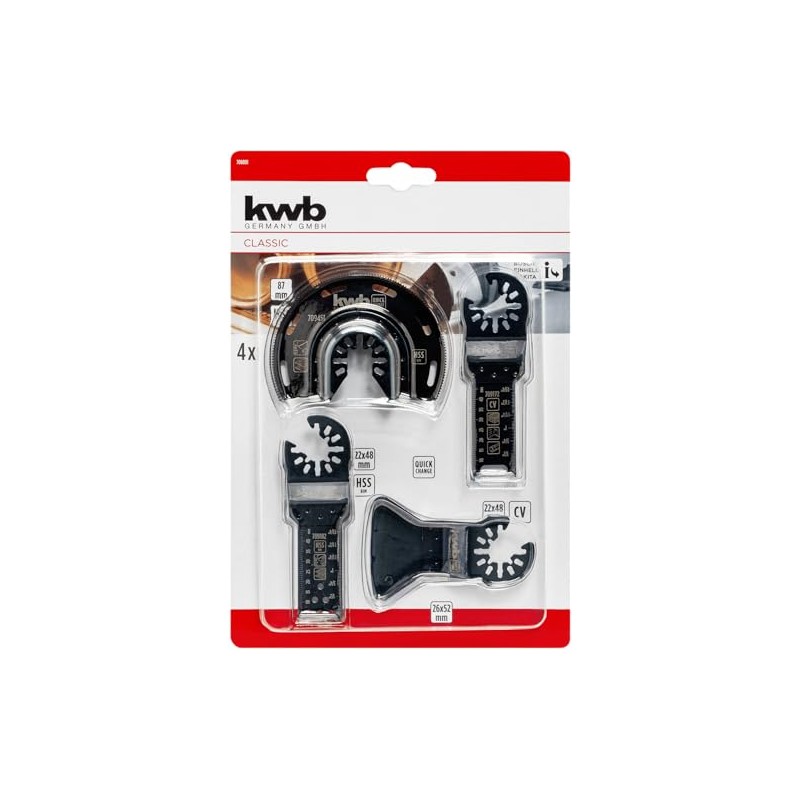 Set of 4 Multitool Blades