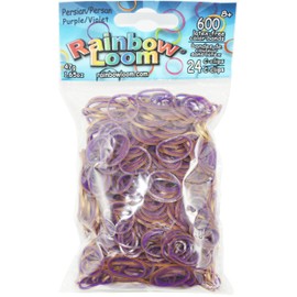 Rainbow LoomÂ® Persian Collection: Purple Rubber Bands with 24 C-Clips (600 Count)
