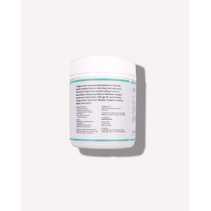 Vida Glow Natural Marine Collagen Powder Original 90g