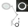 10X Magnifying Glass with LED Light Flexible Arm Brightness Adjustable