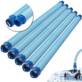 One Year Warranty 5 Pack Premium R0527700 Pool Cleaner Hoses, Twist Lock Pool Vacuum Hose Replacement Kit Compatible with Zodiac Baracuda MX6,MX8,X7,T3,T5 Swimming Pool Cleaner