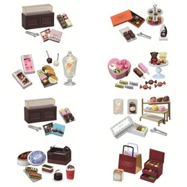 Reement Petit Chocolaterie 1 Box, Approx. H 4.5 x W 2.8 x D 2.0 inches (115 x 70 x 50 mm), Made of PVC and ABS