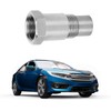 Nicear Sauerstoffsensor-Dichtungsadapter M18 x 1,5 Edelstahl O2-Sensor-Dichtungsadapter Katalysator-Fix Motorlicht Sauerstoffsensor-Sockel-Kit