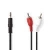 3.5mm Stereo Jack to RED & WHITE RCA Phono Cable