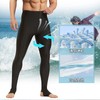 Sillictor Men's Leggings, Swimwear, Spats, Long Pants, Amphibious, Swimwear, Compression