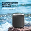 Mini Speaker Wireless AI Voice Control Portable BT Speaker Subwoofer