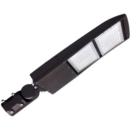 300W LED Parking Lot Lights, Surge Protector Included, 1000W MH/HPS Equiv, 5000K 42000LM 1-10V Dimmable LED Shoebox Lights for Parking Lot, Sport Court Areas DLC UL Approved