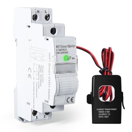 DEWIN ATMS1603 WiFi Intelligent Energy Meter with DIN Rail, DIN Rail, Precise Measurement, Voltmeter, Ammeter, AC 230 V