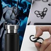 SZXMDKH Pack of 25 S Carabiners - Metal Double Carabiner
