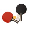 REGAIL Ping Pong Paddle Set Portable Table Tennis Set With