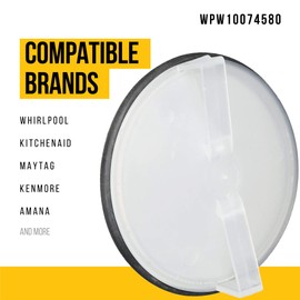 WPW10074580 Washer Agitator Cap Barrier with Seal - Replaces AP6014843, W10074580, 1194898, 285551, 3347290, 3354733, PS11748113