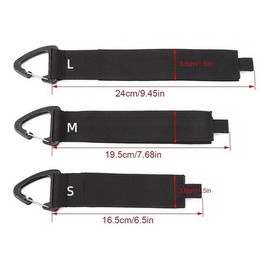 Cable Organizer, 4 Counts Extension Cord Holder, Cable Storage Strap with Triangle Buckle, Desk Organizer for Home Office Garage - Size: L, Specification: 4 Counts