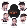 CATOR Beard Shaper Template Shaping Tool, Men's Beard Stencil, Transparent