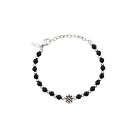 Breil Soundwave TJ3590 Steel Men's Bracelet with Onyx Stone