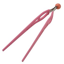 Saitou Industrial Food Tool Rackun Chopsticks, Pink RH-1