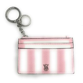 Victoria's Secret The Victoria Card Case Keychain (Lt. Pink/Pink)