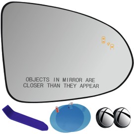 EAP Passenger Side Mirror Glass Compatible with Hyundai Sonata 2021-2023, Heated with Blind Spot 87621L0010 HY1325147