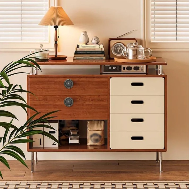 Qusmeiyici 8 Pack Drop Ring Handles, Cupboard Pulls, Vintage Bronze