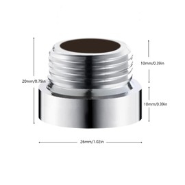 Tworider 10mm Length Shower Arm Extension,Handheld Stainless Steel Shower Head Extension Arm For Bathroom Accessories (Cast Pipe Fitting Coupler,Extended Shower Pipe)