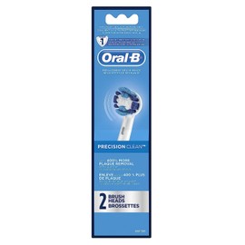 Procter & Gamble Oral-B Precision Clean Replacement Brush Heads for an Oral-B Electric Toothbrush, Pack of 2