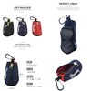 Sitengle Golf Ball Case for 2 with Carabiner Golf Tee