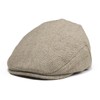 JANGOUL - Gorro de Boina de Tweed de Lana para