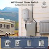 SURAIELEC 15 AMP WiFi Smart Timer Switch for Outdoor Electrical