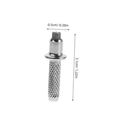 WHAMVOX 10pcs Hiking Stick Tips Metal Tungsten Steel End Cap Replacement for Trekking Poles