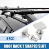 X AUTOHAUX Car Roof Rack T Shaped Slot Bolt M8