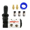 RIH 5 Way 2 Postion Air Hand Lever Operated Valve