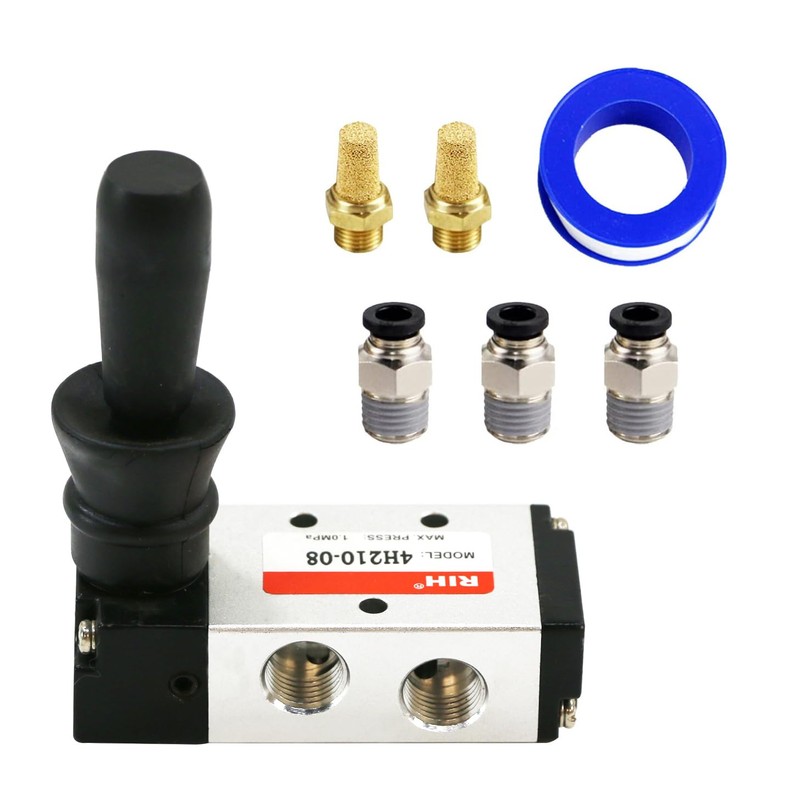 RIH 5 Way 2 Postion Air Hand Lever Operated Valve