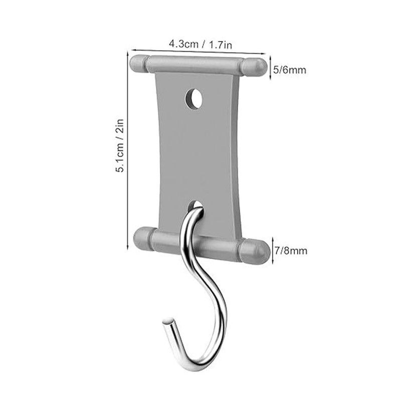 CENPEK 16 PCS RV Awning Light Clips Awning Hooks Double